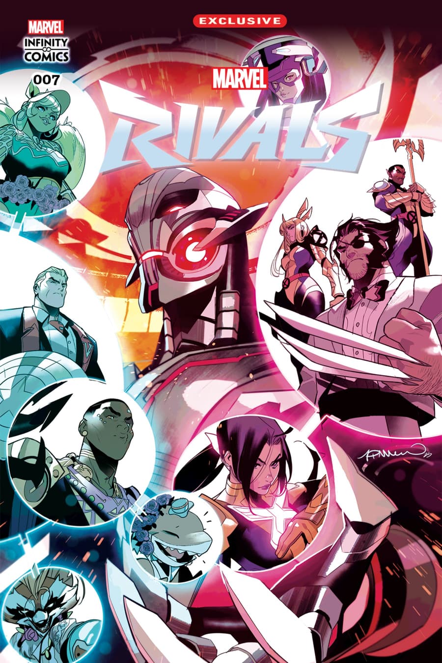 MARVEL RIVALS INFINITY COMIC (2024) #7 cover by Simone Di Meo