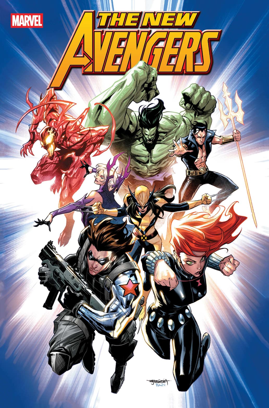 NEW AVENGERS #1 Cover by STEPHEN SEGOVIA